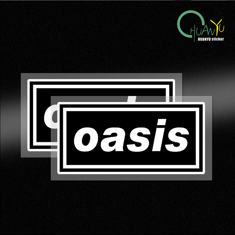 Motorcycle Gear Outfit - Oasis Story วงร็อคบุคลิกภาพความคิดสร้างสรรค์น่ารักธงรถสติกเกอร์สติ๊กเกอร์ติดรถจักรยานยนต์กันน้ําตกแต่ง