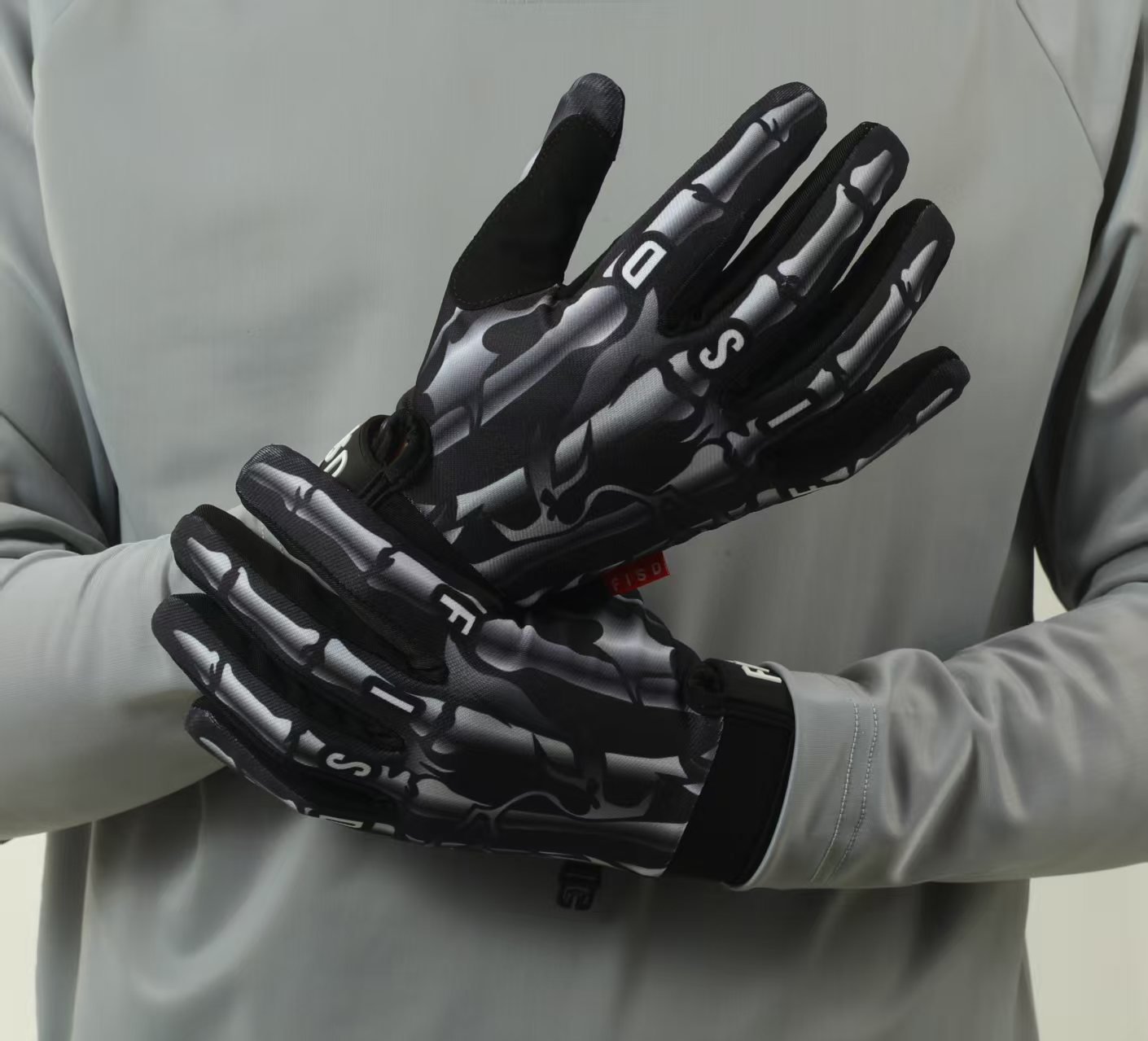 Motorcycle Gear Fox - ถุงมือมอเตอร์ไซค์ FISD 25 รุ่นใหม่สำหรับรถฟอกซ์, ออฟโรด, จักรยานเสือภูเขาดาวน์ฮิลล์,