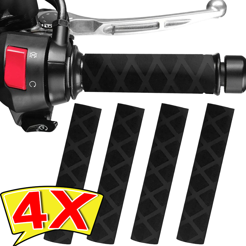 Handlebar Grip Heated - ปลอกแฮนด์มอเตอร์ไซค์อเนกประสงค์ 2-4 ชิ้น ใช้ได้กับแฮนด์ส่วนใหญ่ จับสบาย ทนทานต่อการสึกหรอ