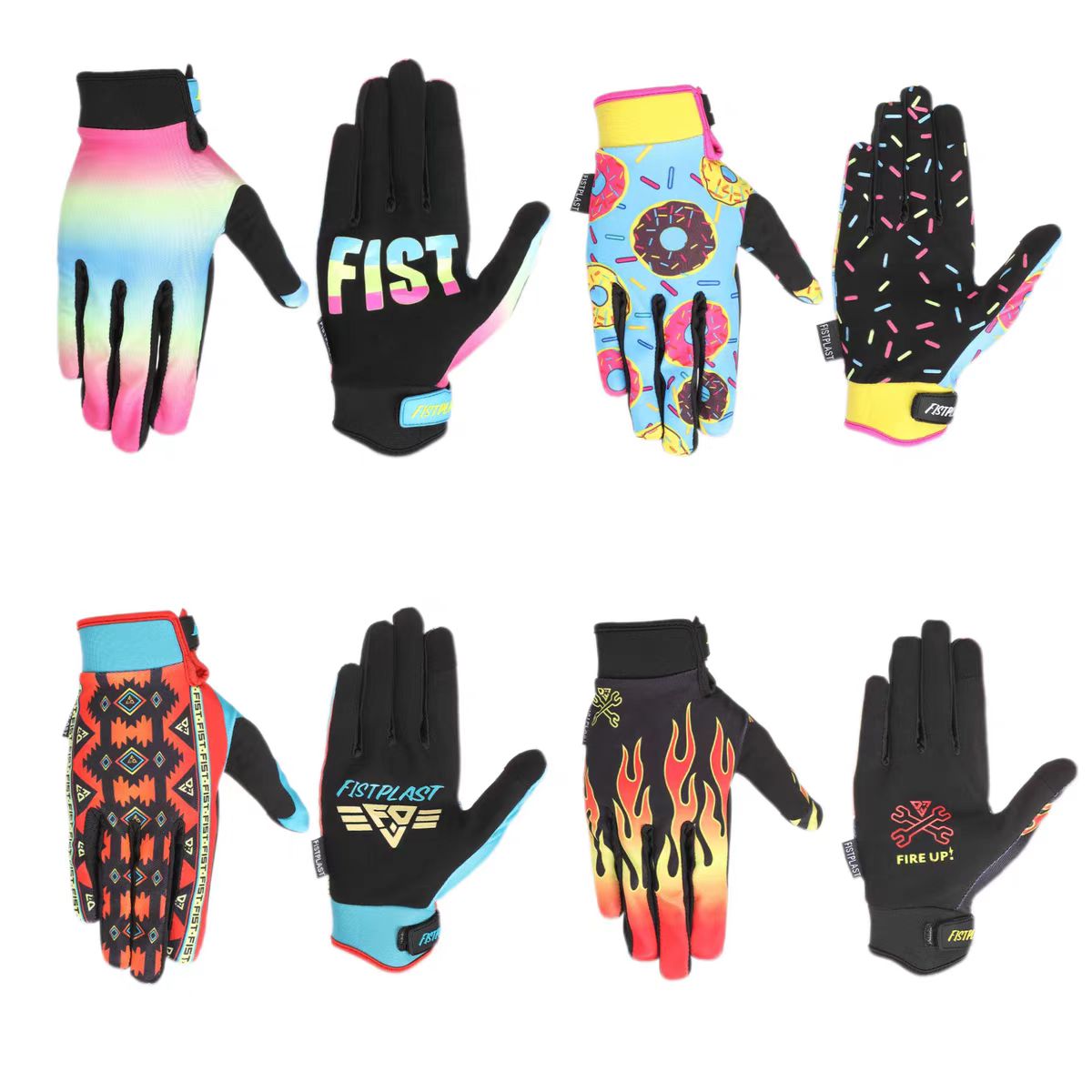 Motorcycle Gear Fox - 2024 Donut สําหรับกําปั้นสําหรับ Fox ถุงมือรถจักรยานยนต์,off-road,จักรยานเสือภูเขาดาวน์ฮิลล์ DH