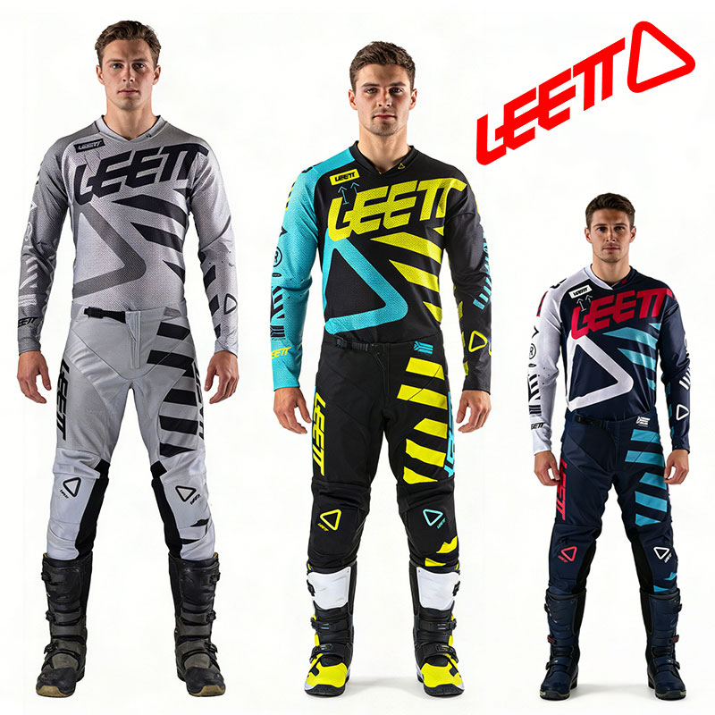 Motorcycle Gear Bundle - ชุดอุปกรณ์มอเตอร์ครอส สีเทา ปรับแต่งชื่อและหมายเลข ชุดแข่งรถออฟโรด MX MTB