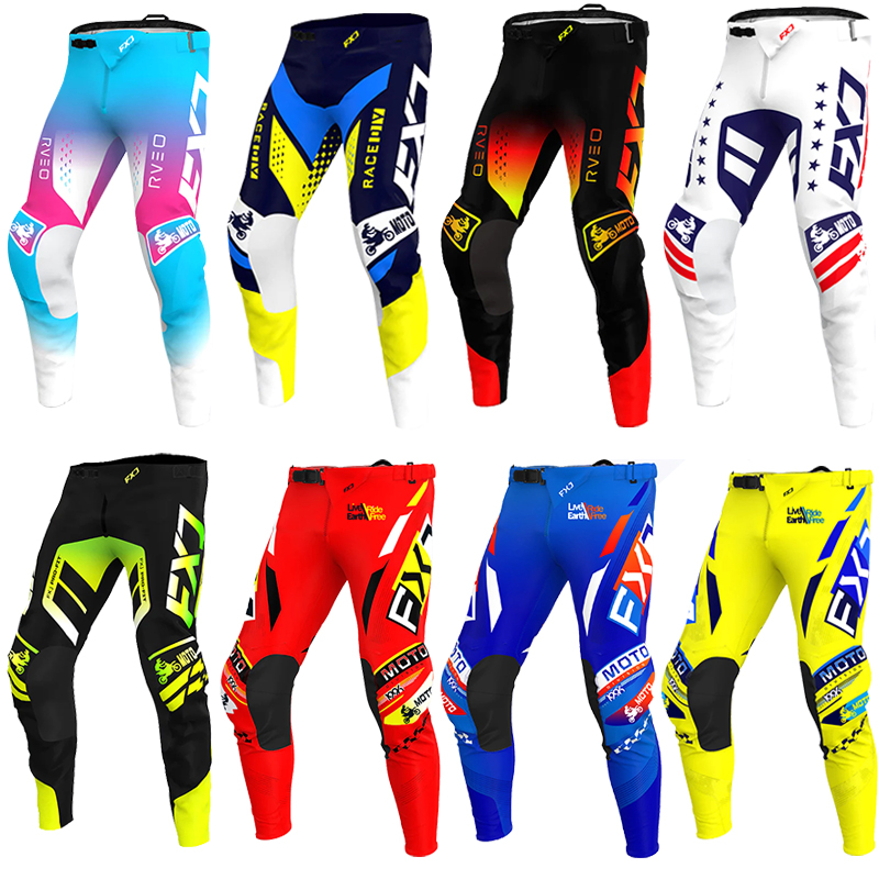 กางเกงวิบากสีแดงเด็กวัยรุ่นผู้ - Motorcycle Gear Bundle บทวิจารณ์และราคา