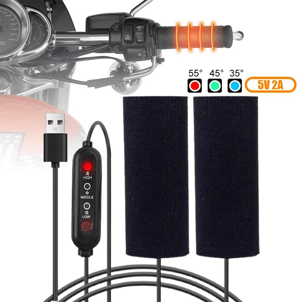 ชุดอุ่นมือจับมอเตอร์ไซค์ 12V 3 - Handlebar Grip Heated บทวิจารณ์และราคา