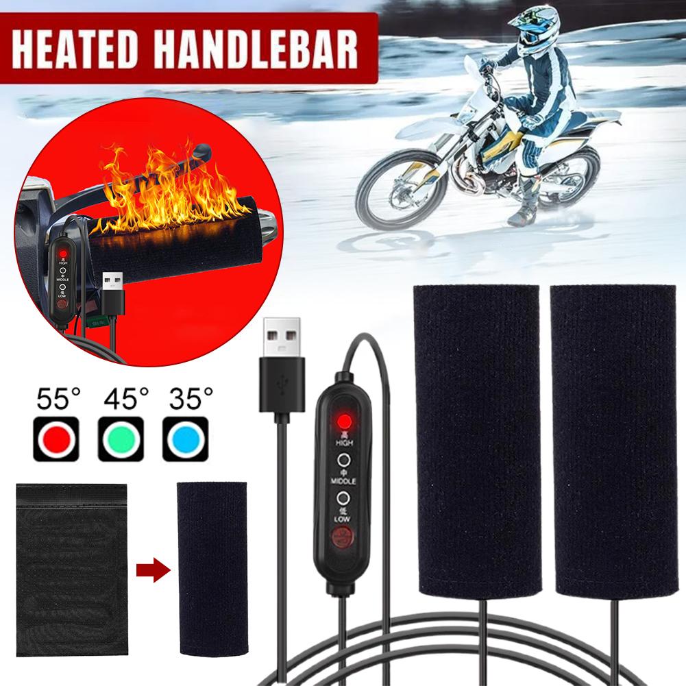 ชุดอุ่นมือจับมอเตอร์ไซค์ 12V 3 - Handlebar Grip Heated บทวิจารณ์และราคา