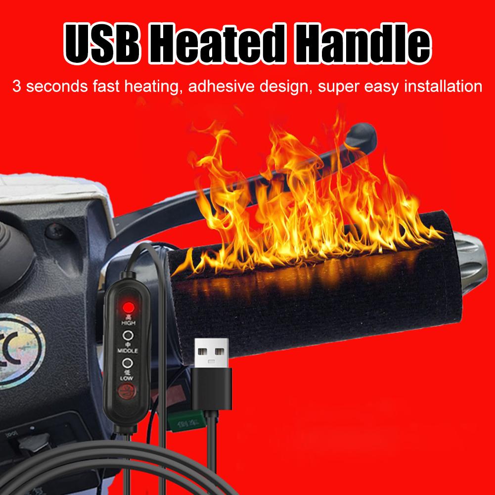 ชุดอุ่นมือจับมอเตอร์ไซค์ 12V 3 - Handlebar Grip Heated บทวิจารณ์และราคา