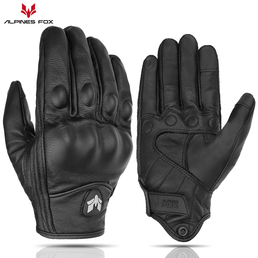 ถุงมือหนังมอเตอร์ไซค์ย้อนยุควิ - Motorcycle Gear Fox บทวิจารณ์และราคา