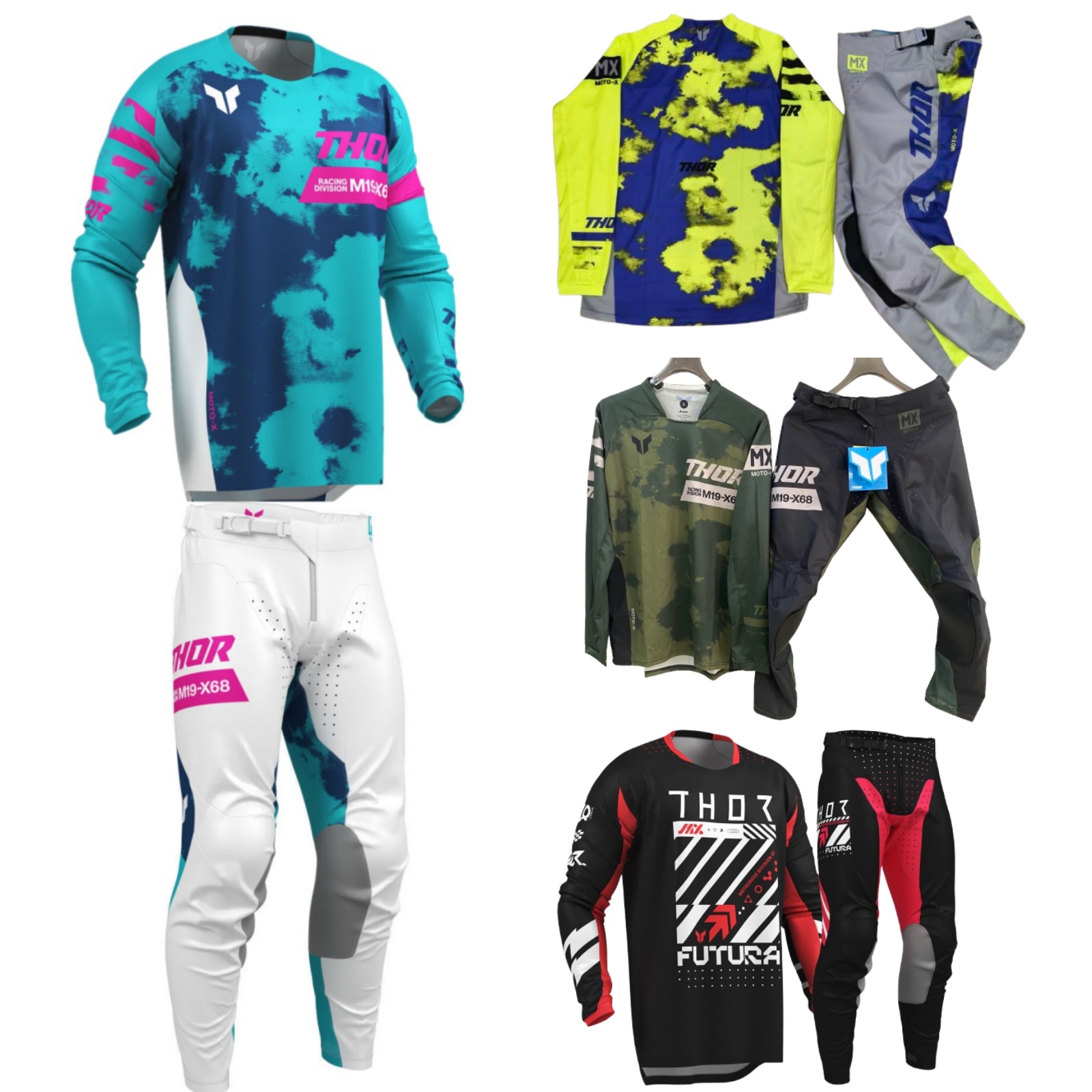 ชุดอุปกรณ์มอเตอร์ครอส ชุดเสื้อ - Motorcycle Gear Outfit บทวิจารณ์และราคา