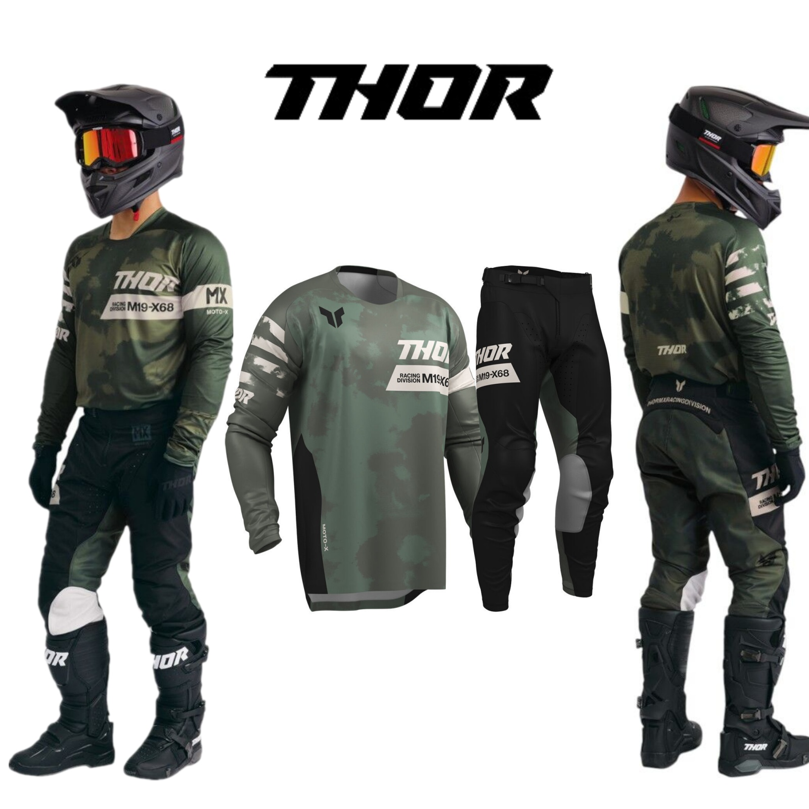 ชุดอุปกรณ์มอเตอร์ครอส ชุดเสื้อ - Motorcycle Gear Outfit บทวิจารณ์และราคา