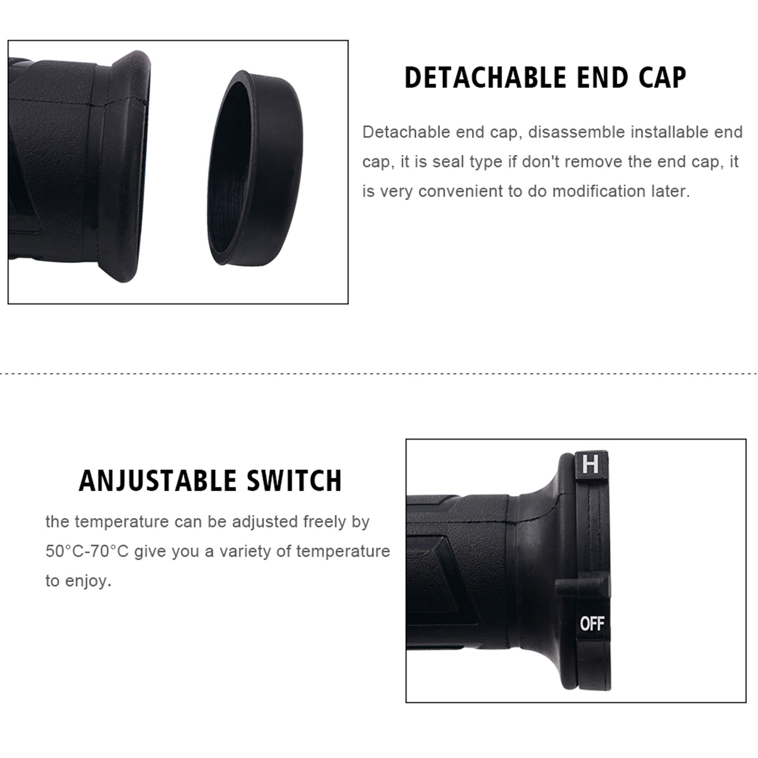 12V รถจักรยานยนต์ Heated Grips - Handlebar Grip Heated บทวิจารณ์และราคา