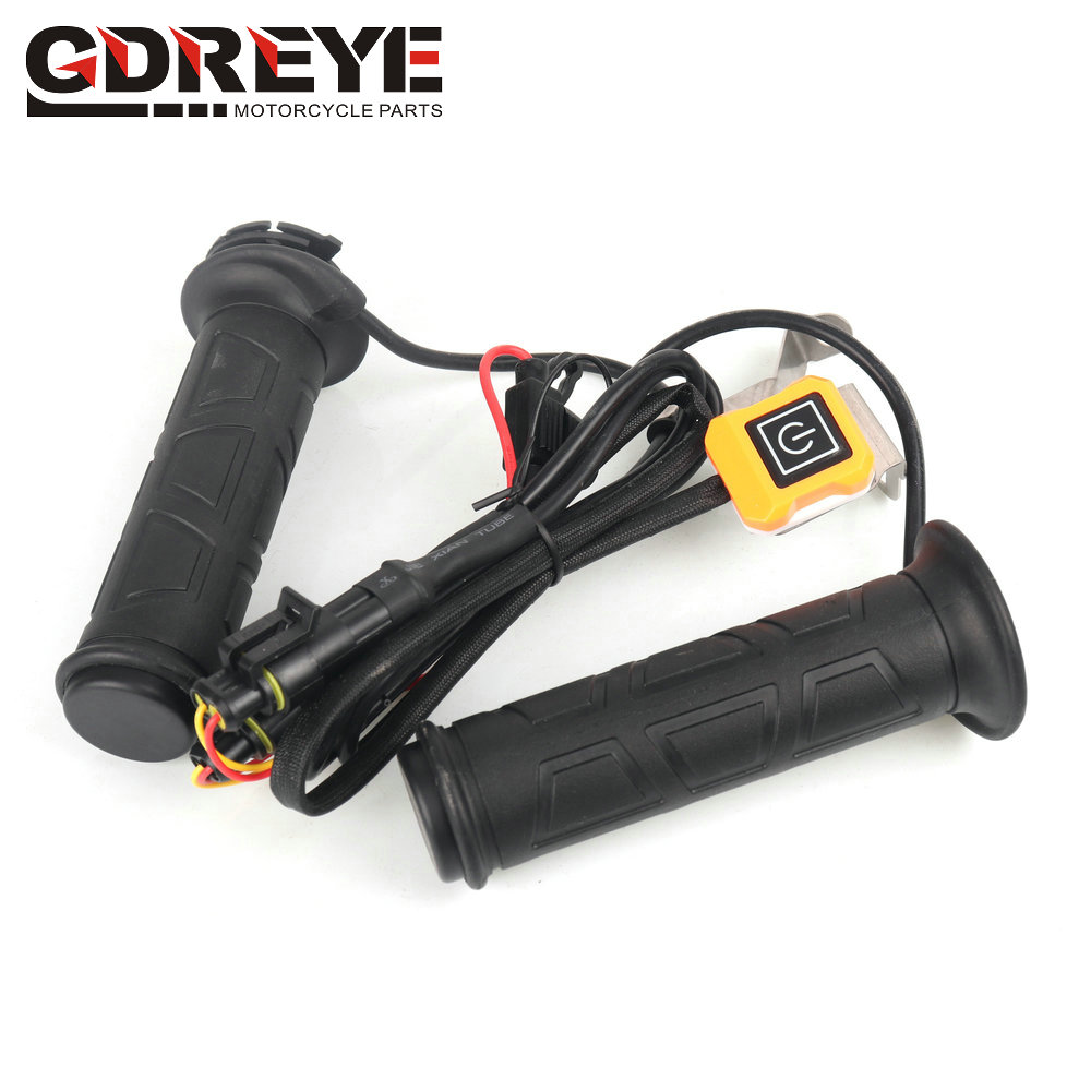 1คู่รถจักรยานยนต์อุ่นมือ Grips - Handlebar Grip Heated บทวิจารณ์และราคา