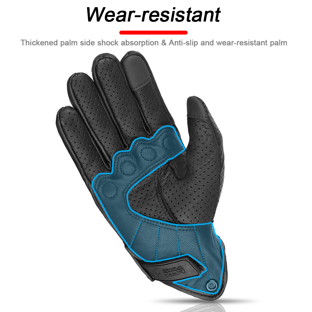 วินเทจหนังแท้พรุนถุงมือรถมอเตอ - Motorcycle Gear Fox บทวิจารณ์และราคา