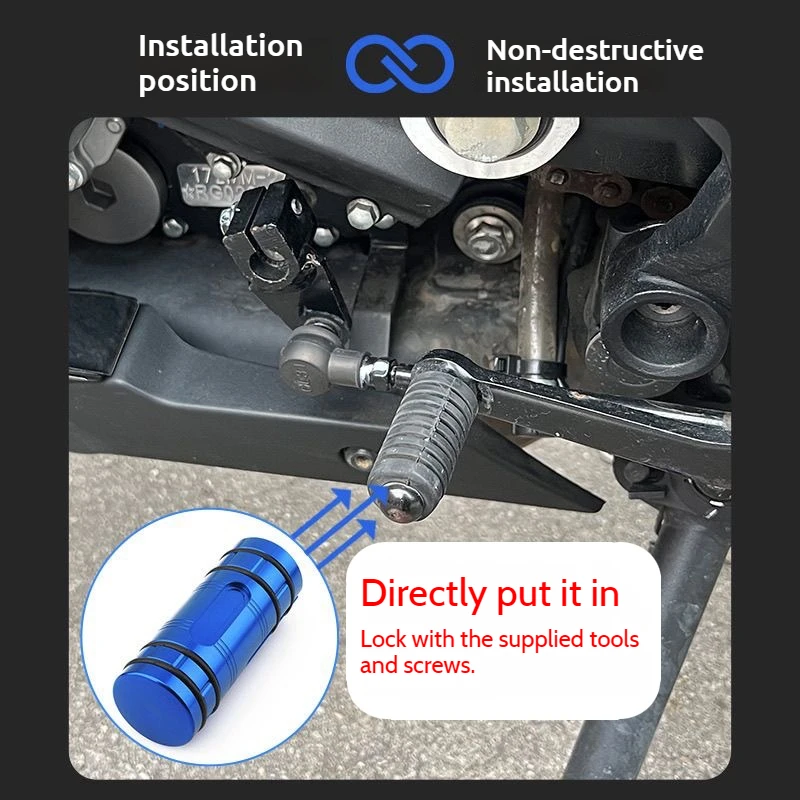 อุปกรณ์ตกแต่งรถจักรยานยนต์สำหร - Motorcycle Gear Lever Extender บทวิจารณ์และราคา
