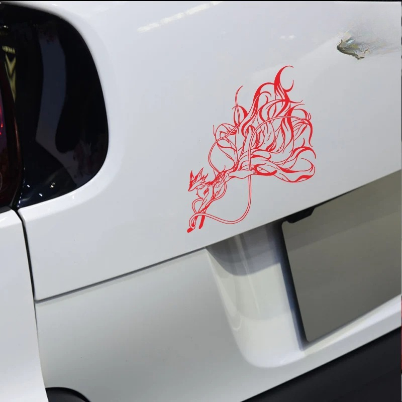 สติ๊กเกอร์รถลายจิ้งจอกเก้าหาง  - Motorcycle Gear Fox บทวิจารณ์และราคา