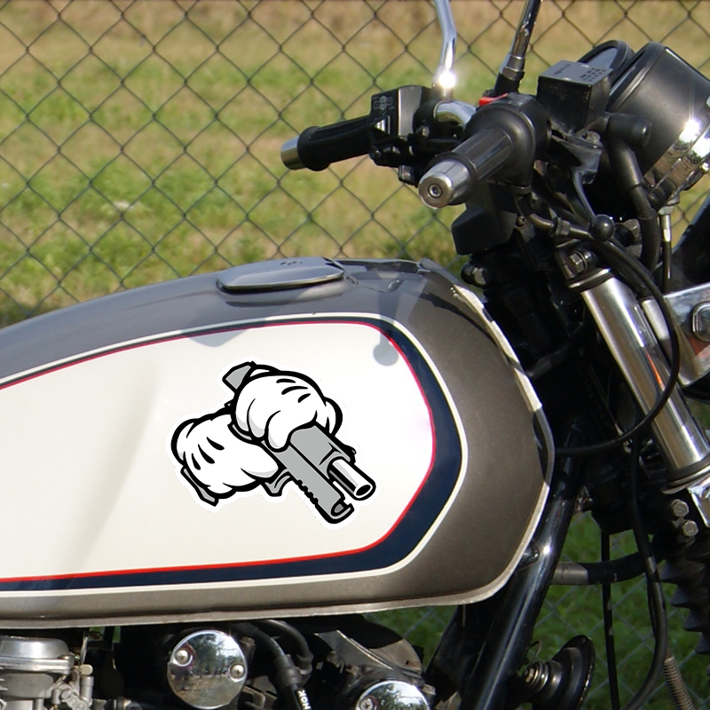 ซื้อปืนแฮนด์และติดสามารถเตือนผ - Motorcycle Gear Outfit บทวิจารณ์และราคา
